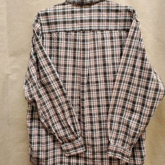 Eddie Bauer Plaid Men's Long Sleeve Shirt in Size M - Picture 5 of 5